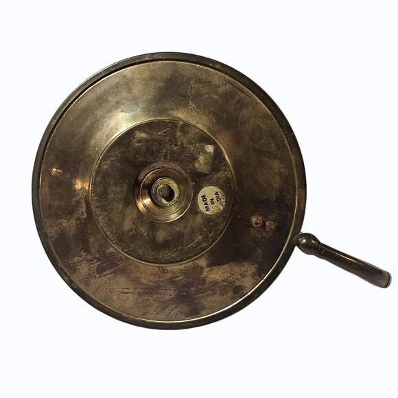 Brass Chamberstick Candle Holder  Estate Sale Find Patina - Picture 7 of 7